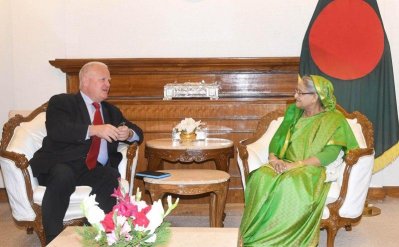 প্রধানমন্ত্রীর সঙ্গে জার্মানির রাষ্ট্রদূত