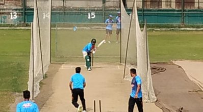চলছে তামিমের ব্যাটিং অনুশীলন