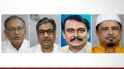 আসাদুজ্জামান রিপন, এমরান সালেহ প্রিন্স, কলিম উদ্দিন মিলন ও মুনতাসির আলী