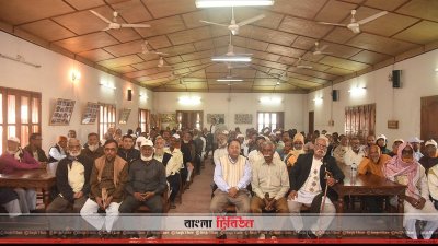 যশোর-৩ আসনে নৌকা মার্কার প্রার্থী কাজী নাবিল আহমেদের সঙ্গে মতবিনিময় সভায় সদর উপজেলার মুক্তিযোদ্ধারা