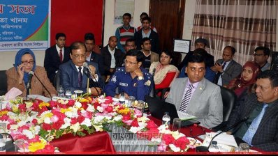 মতবিনিময় সভায় অন্যান্যের মধ্যে কবিতা খানম (ছবি&ndash; প্রতিনিধি)