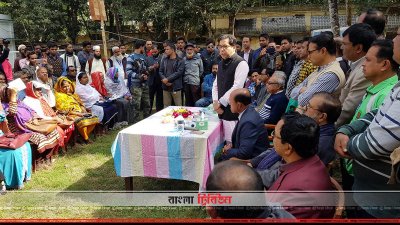 শ্রমিক লীগের সমাবেশে কাজী নাবিল আহমেদ