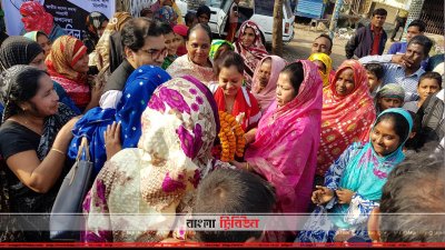 যশোরে নির্বাচনি গণসংযোগে আওয়ামী লীগের প্রার্থী কাজী নাবিল আহমেদ