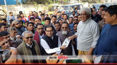 যশোরে গণসংযোগে কাজী নাবিল আহমেদ