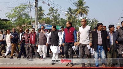 যশোরে গণসংযোগে কাজী নাবিল আহমেদ