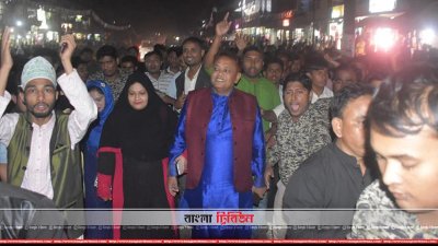 নির্বাচনি প্রচারে আওয়ামী লীগ প্রার্থী