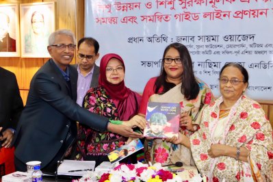 শিশু উন্নয়নে একসঙ্গে কাজ করার আহ্বান সায়মা ওয়াজেদ পুতুলের