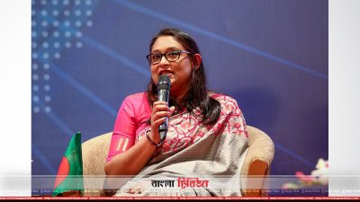 বক্তব্য রাখছেন সায়মা ওয়াজেদ পুতুল