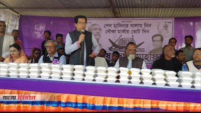 নির্বাচনি প্রচারণায় যশোর-৩ আসনে আওয়ামী লীগের প্রার্থী কাজী নাবিল আহমেদ 