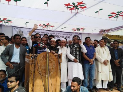 ওবায়দুল কাদেরের পথসভা