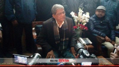 সংবাদ সম্মেলনে মির্জা ফখরুল