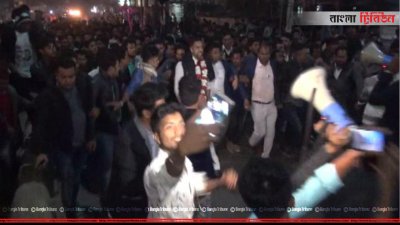 দুই ভাইয়ের জয়ে নারায়ণগঞ্জে আনন্দ মিছিল