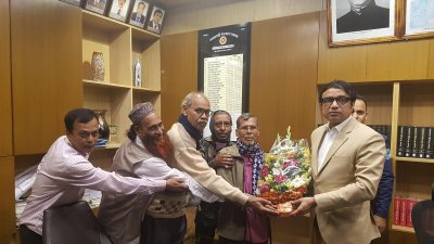 লক্ষ্মীনারায়ণ কটন মিলে অবৈধ স্থাপনা নির্মাণ বন্ধে স্মারকলিপি