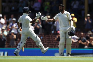 পূজারা ও পান্তের ব্যাটে ভারতের দাপট