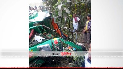 দুর্ঘটনার শিকার সিএনজি অটোরিকশা