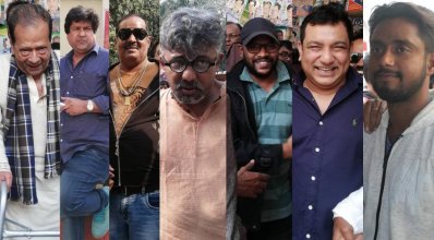 ভোটকেন্দ্রে চলচ্চিত্র নির্মাতারা