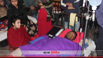 গুলিবিদ্ধ ম্যানসেল হাসপাতালে চিকিৎসাধীন 