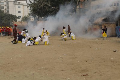 ভূমিকম্পের বিপর্যয় মোকাবিলায় প্রশিক্ষণ