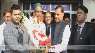 নোয়াখালী ইন্ডিয়ান ভিসা সেন্টার পরিদর্শনে ভারতীয় হাইকমিশনার