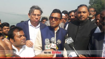 টাঙ্গাইলে পানিসম্পদ উপমন্ত্রী এ কে এম এনামুল হক শামীম