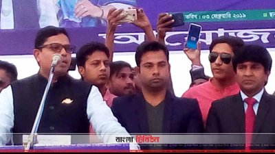বক্তব্য রাখছেন জুনাইদ আহমেদ পলক (ছবি&ndash; প্রতিনিধি)