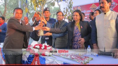 নীলফামারীতে কৃষি প্রযুক্তি মেলায় সাবেক সংস্কৃতিমন্ত্রী ও বর্তমান সংসদ সদস্য আসাদুজ্জামান নূর