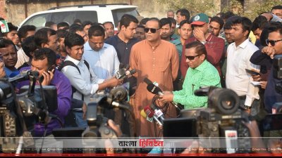 বক্তব্য রাখছেন সাইফুজ্জামান চৌধুরী জাভেদ (ছবি&ndash; প্রতিনিধি)