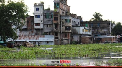 রাঙামাটি শহরের রিজার্ভ বাজার এলাকা
