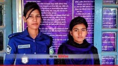 গাজীপুর থেকে উদ্ধারের পর আঁখি আক্তারকে নেত্রকোনায় নিয়ে আসা হয়