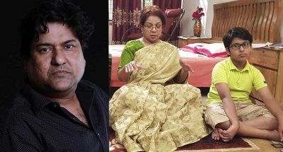 বামে দীপন। ডানে- নাটকের দৃশ্যে লাকী ইনাম। ছবি- সংগৃহীত