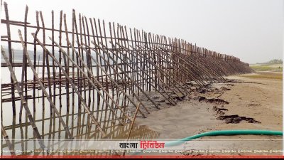 বাঁশের তৈরি বাঁধ