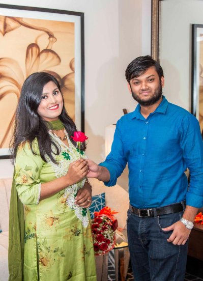 আর্ষী-ফয়সাল দম্পতি 
