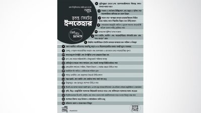স্বতন্ত্র জোটের ইশতেহার