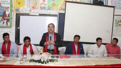 বক্তব্য রাখছেন প্রাথমিক ও গণশিক্ষা সচিব (ছবি&ndash; প্রতিনিধি)