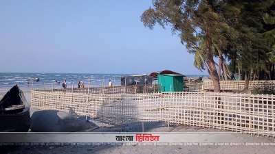 সেন্টমার্টিনে অবৈধ স্থাপনা নির্মাণ চলছেই