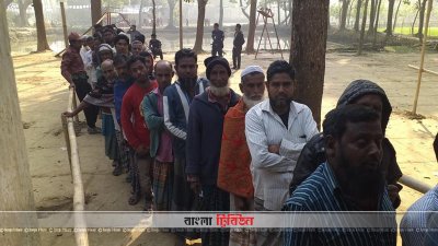 সুনামগঞ্জের ৯ উপজেলায় ভোটগ্রহণ চলছে