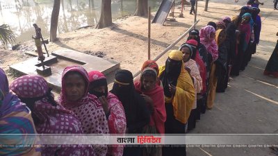 সুনামগঞ্জের ৯ উপজেলায় ভোটগ্রহণ চলছে