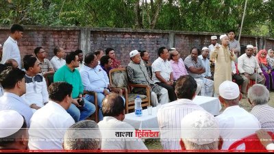 নির্বাচনি সমাবেশে এমপি জাফর আলম (ছবি&ndash; প্রতিনিধি)