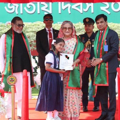 স্বাধীনতা দিবসের অনুষ্ঠানে প্রধানমন্ত্রী