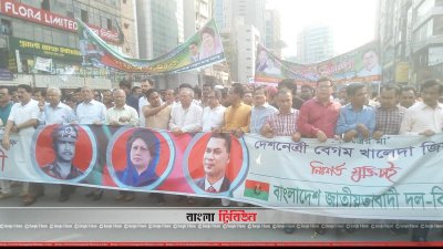 স্বাধীনতা দিবস উপলক্ষে বিএনপির র&zwnj;্যালি