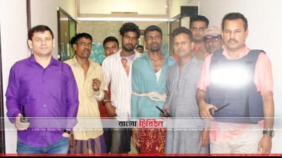 হবিগঞ্জ থেকে গ্রেফতার মাদক ব্যবসায়ীরা