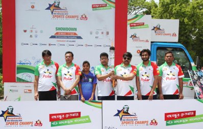 ইবিতে বঙ্গবন্ধু স্পোর্টস চ্যাম্পের মশাল গ্রহণ ও হস্তান্তর অনুষ্ঠিত