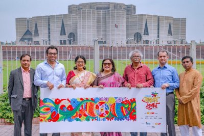আলপনাচিত্রে সাজবে নগরী