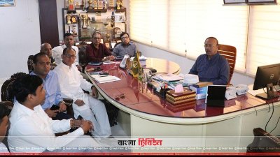 খায়রুজ্জামান লিটনের সঙ্গে সাক্ষাৎ করে এনার্জি ইফিসিয়েন্সি সার্ভিস লিমেটেডের প্রতিনিধি দল (ছবি&ndash; প্রতিনিধি)