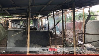 বিধ্বস্ত জঙ্গি আস্তানা