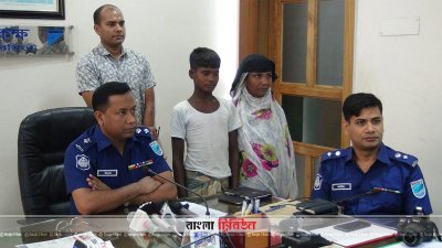 রাঙামাটি থেকে উদ্ধার শিশু ফজর রহমান সাব্বির ও তার মা