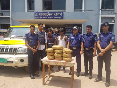 গাঁজাসহ আটক দুই জন