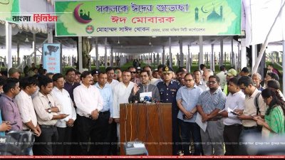 জাতীয় ঈদগাহ ময়দান পরিদর্শনে মেয়র সাঈদ খোকন