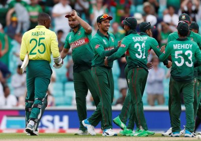 দারুণ জয় নিশ্চিতের পর বাংলাদেশের &zwj;উদযাপন