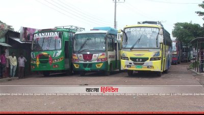 সিলেট-সুনামগঞ্জ সড়কে বাস ধর্মঘট